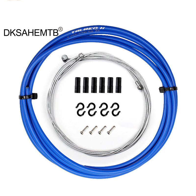 Bike Brake Housing/Shift Housing Bike Brake Cable Line Kit Bicycle Derailleur Line For MTB Road Bike: Blue Brake Kit