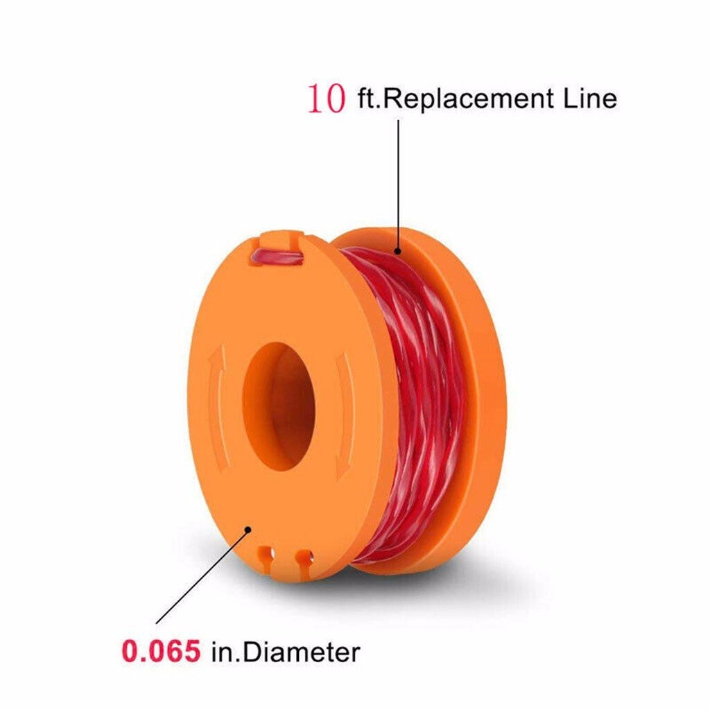 12 Stuks Trimmer Lijn Voor Worx WA0010 Vervanging Spoel Lijn Voor Gras Trimmer Edger 10ft 12-Pack Gazon Trimmer lijn Tuingereedschap