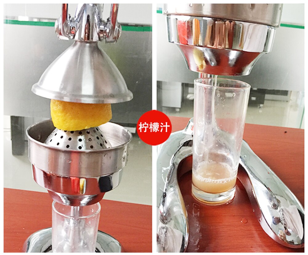! Orange Hand Press Commercial Pro Manual Citrus Fruit Lemon Juicer Juice Squeezer