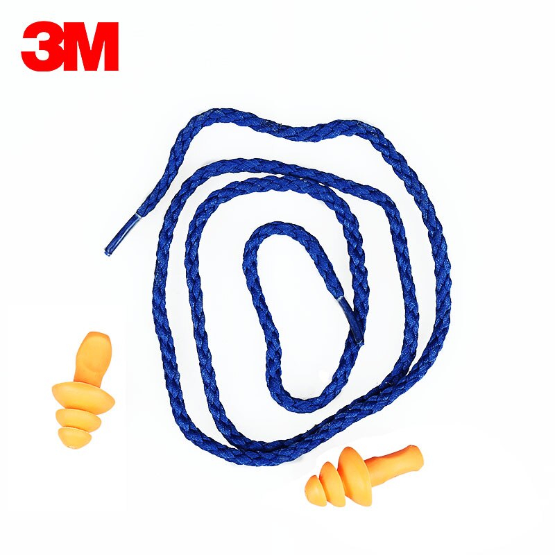 3M 1270 Anti-ruido tapones para los oídos de la forma del árbol cinturón tapones de oído de seguridad limpiar de gel de sílice aprender dormir auricular