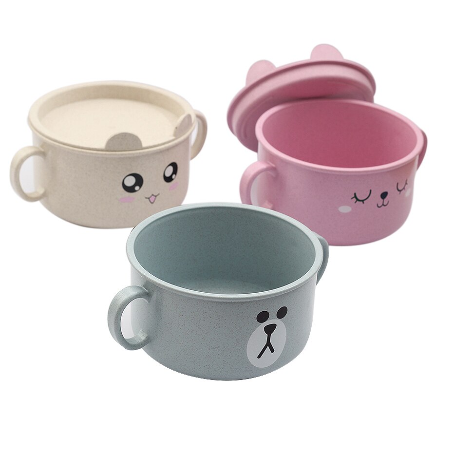 Kids'Bowl, Plate, Food Container, Packing Vegetable, Baby Feeding Bowl, Child Feeding Plate and Cutlery