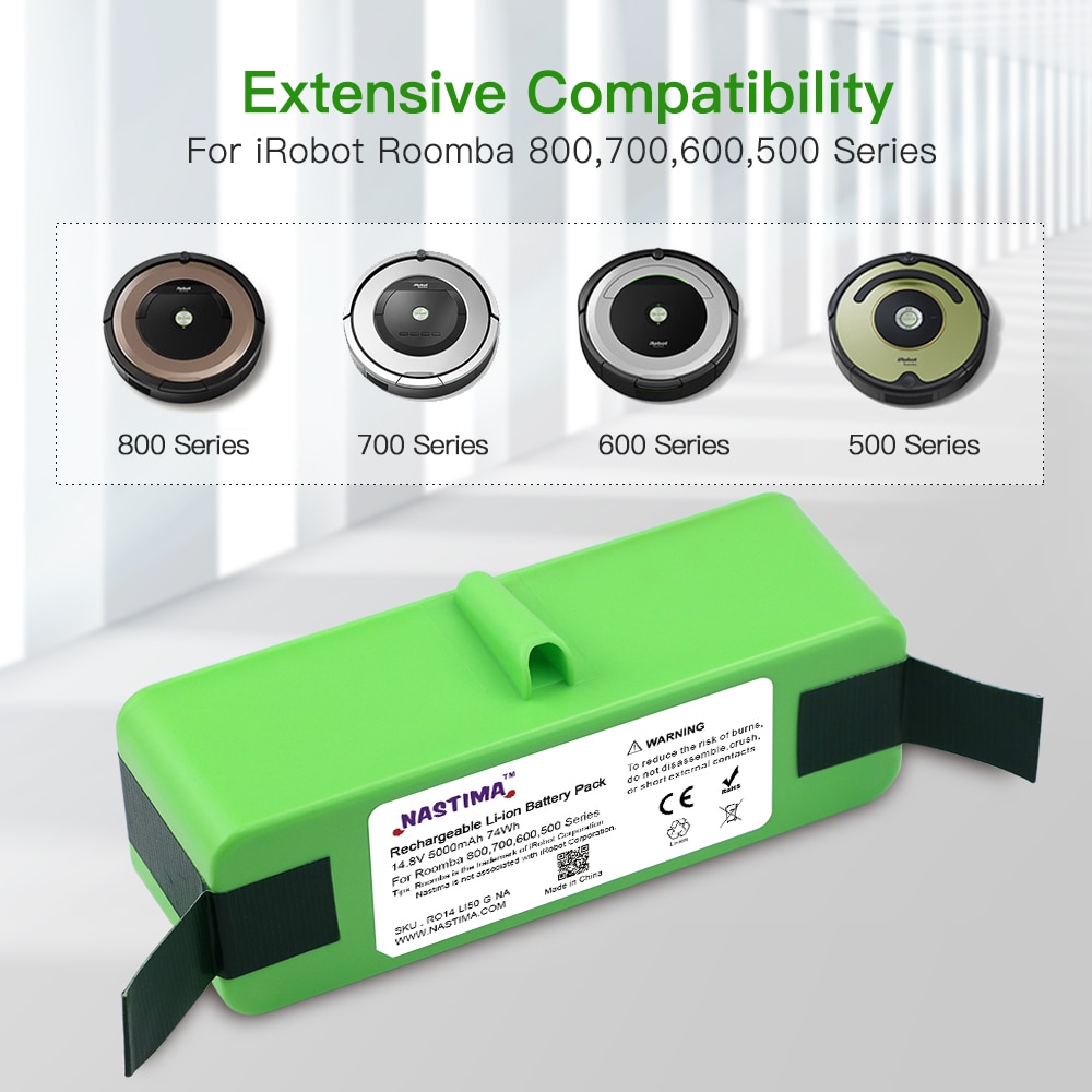 Vhbw Batteria Compatibile Con IRobot Roomba 965, 896, 960, 980, 985 - Foto 6