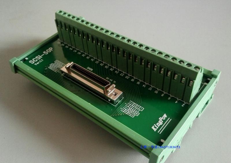 ASD-A2/A3/Ab Servo Drive CN1 Signaal Terminal Blok + 50 Kern Verlengkabel ASD-BM-50A