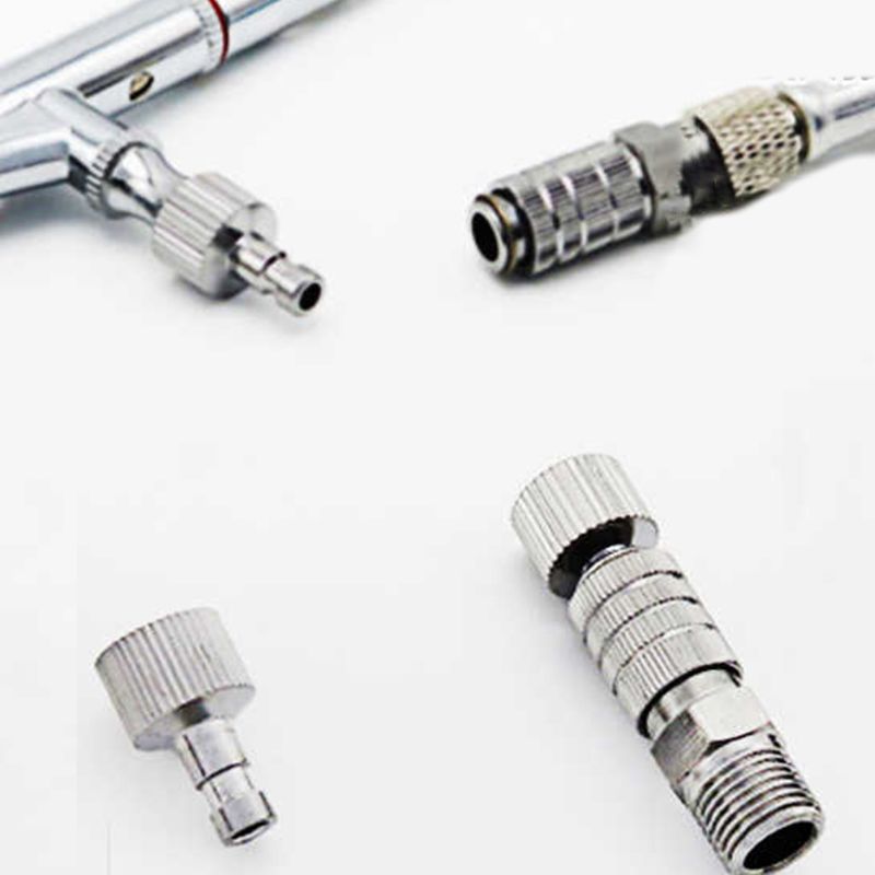 Airbrush Hose Adapter Quick Release Disconnect Release Coupling Adapter Connect 23GB