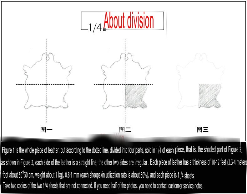 Eerste Laag Schapen Huid Lederen Handgemaakte Diy Lederen 1Mm Dikte 1/4 Sheets (10-12 Voeten 3.3-4M, 30*30Cm/Voet)