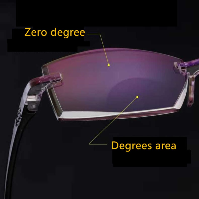 Ultralight Randloze Leesbril Anti Blauw Licht Straling Computer Presbyopie Lezers Spectacleso Lezer Bril