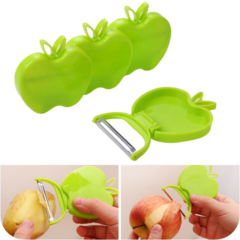 Hand Aangezwengeld Appel Dunschiller Multifunctionele Peeling Mes Huishoudelijke Peeling Schraper Automatische Dunschiller Peeling Fruit Artefact: Bruin