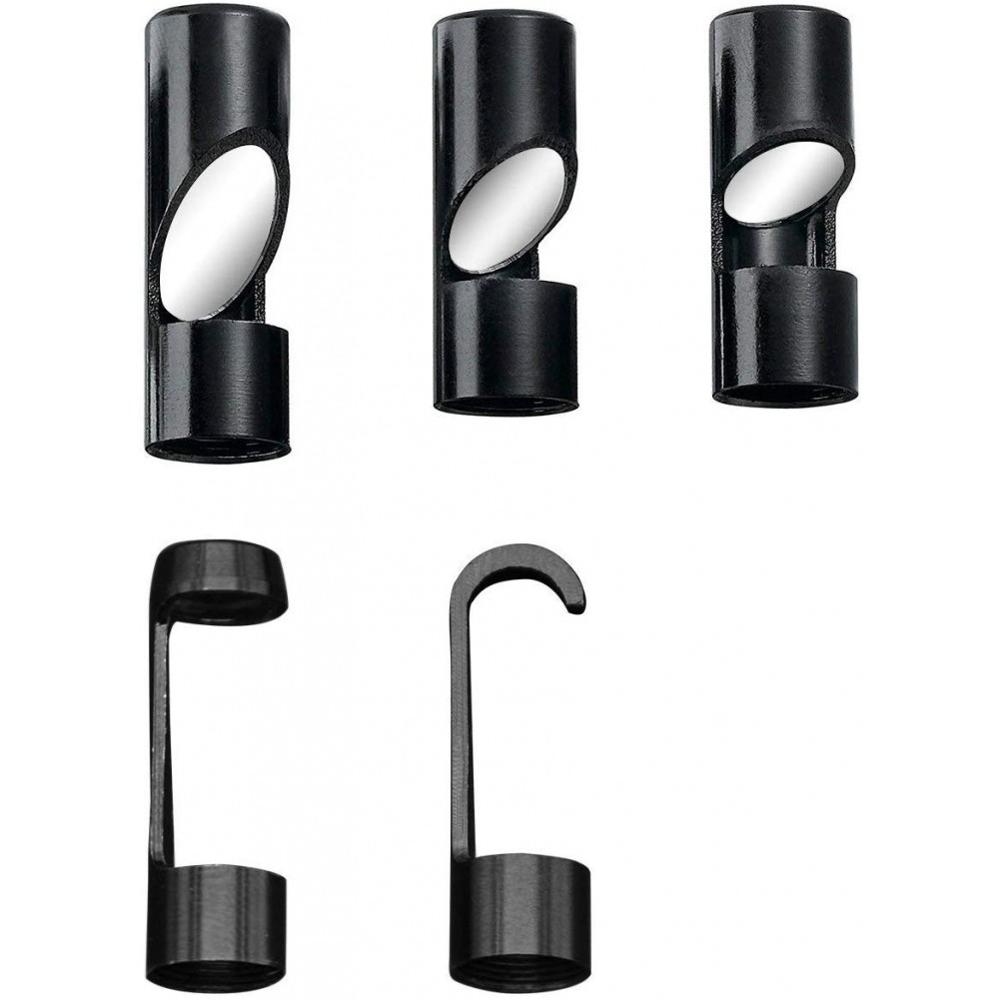 DEPSTECH Hook Magnet Side View Mirror Accessories Set Including 30 45 60 Degree Mirror for 8.5mm Wireless Endoscope Camera Black