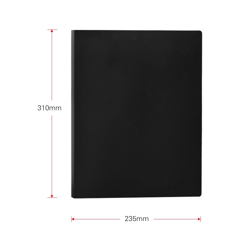 A4 Clear 100 Pockets Display Book Presentation Book with Transparent Page Sheet Protector File Document Paper Folder Organizer