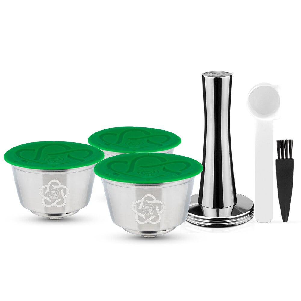 Kapsułka do kawy dla Dolce Gusto Mini Me kapsułka do kawy wielokrotnego użytku piccolo xs kapsułki filtry Crema ze stali nierdzewnej icafilas: Pomarańczowy