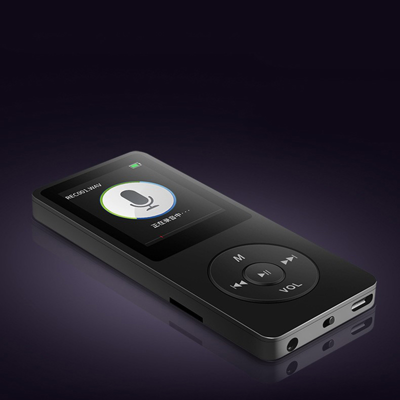 MP3 Player USB Charging Record Digital Display Screen Media Lossless Portable Pocket Sports Running Walking Music Play