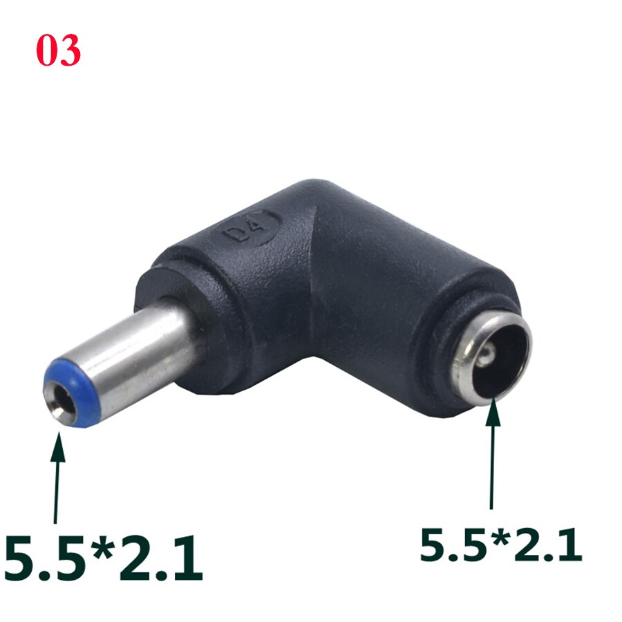 1Pcs Common DC Power male to female 6.5*4.4 / 4.0X1.7 / 3.0*1.1 / 5.5*2.5/usb to 5.5*2.1 plug Converter Laptop Adapter connector