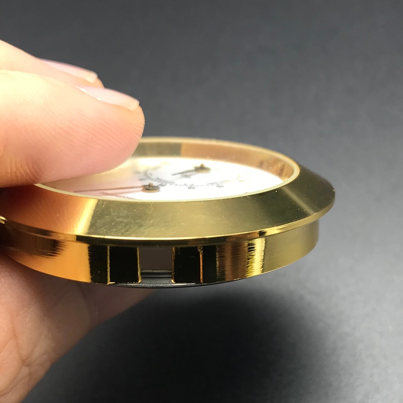 Round Thermometer Hygrometer Humidity Temperature Meter for Violin Guitar Case Instrument Care Monitoring Meter Tool