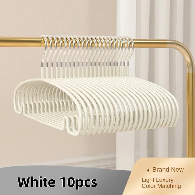 Cintres Ronds Antidérapants pour Vêtements, Gain de Place, pour Manteau, Pull, Vestes et viser: BEIGE