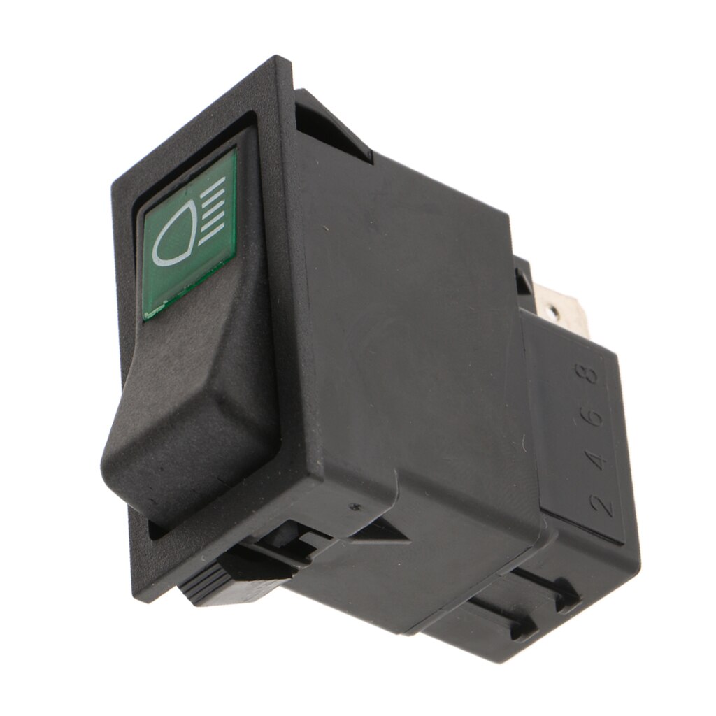 Black Truck Engineering Train Headlight Rocker Toggle Switch On Off Button