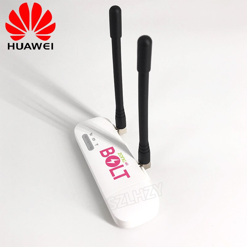 Unlocked Huawei E8372 E8372h-608 E8372h-153 4G 150Mbps Modem LTE USB Wingle Hotspot WiFi Auto Wifi Mifi 4G dongle + 2 antennes