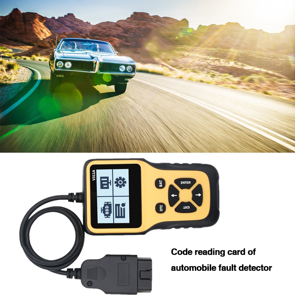 LCD Display Auto OBD Code Reader Fahrzeug OBD2 Scanner Tester Automotive Diagnostic Tool mit Backlit