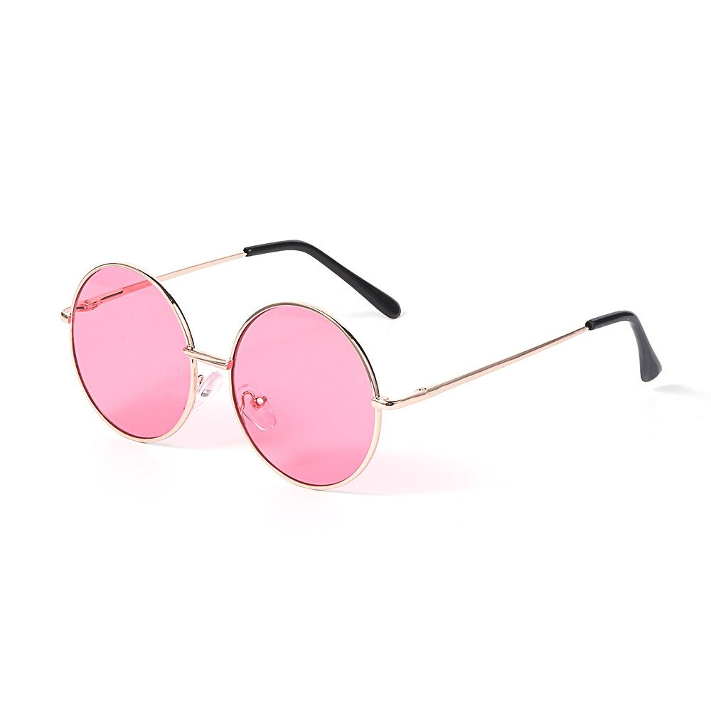 Drenge og piger vilde britiske stil solbriller børns solbriller retro runde ramme solbriller til vandreture