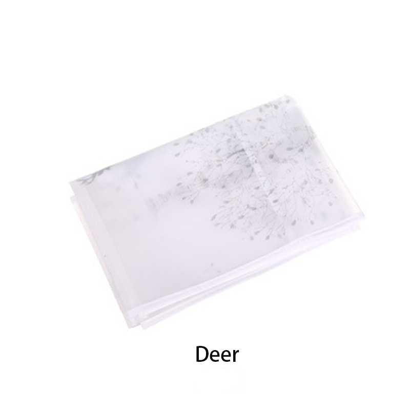 Funda para frigorífico, a prueba de agua, cubierta para nevera con bolsillo de almacenamiento, bolsa de almacenamiento, organizador colgante para el hogar o la cocina: Deer