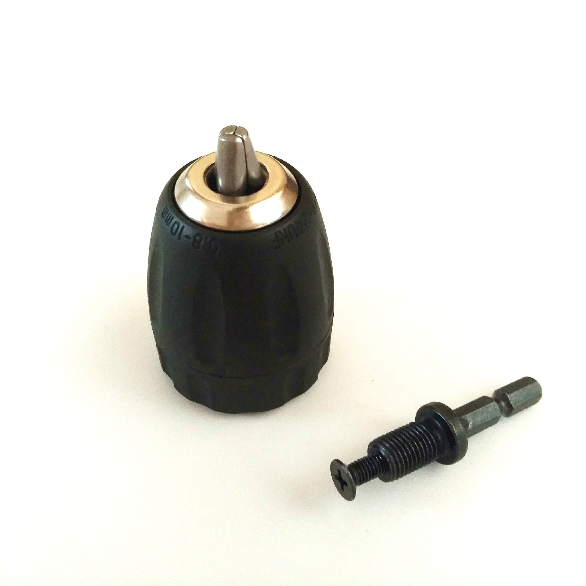 Precision 10mm Clamping range Driver Tool Accessories Keyless Adapter Impact Hex Shank Drill Chuck