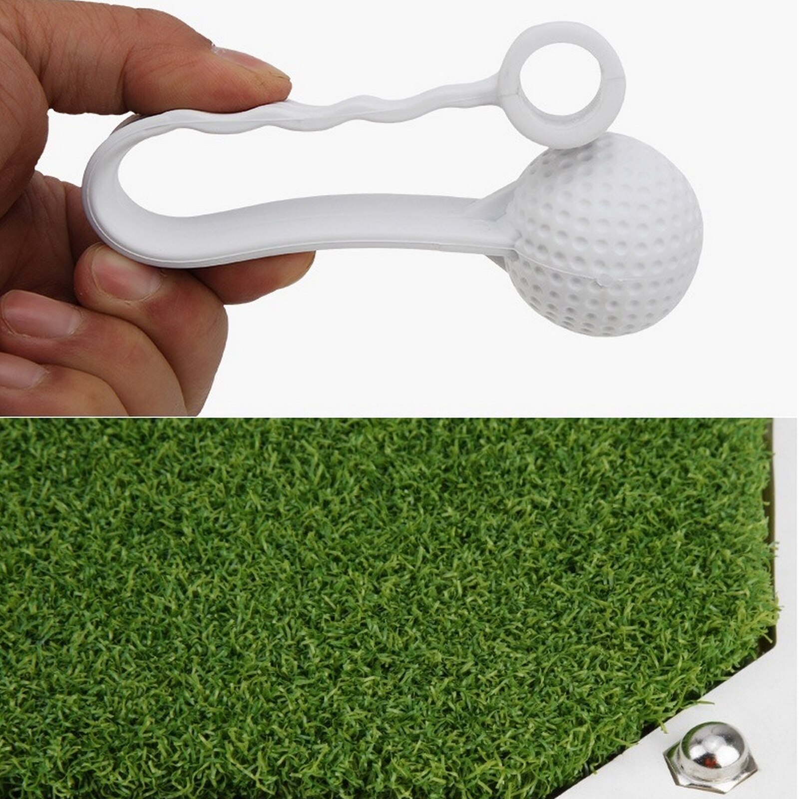Golf Swing Trainer 360 Rotation Golf Putting Praxis Matte Golf Putter Trainer Anfänger Golf Schaukel Pytting Training Aids