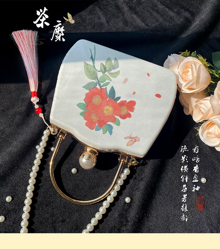 Angelatracy 2020 di Nuovo Modo di Arrivo del Cotone Floreale Struttura in Metallo Oro di Pesce Delle Donne Del diamante Crossbody Nappa Sacchetto di Sera Della Borsa di Dialogo
