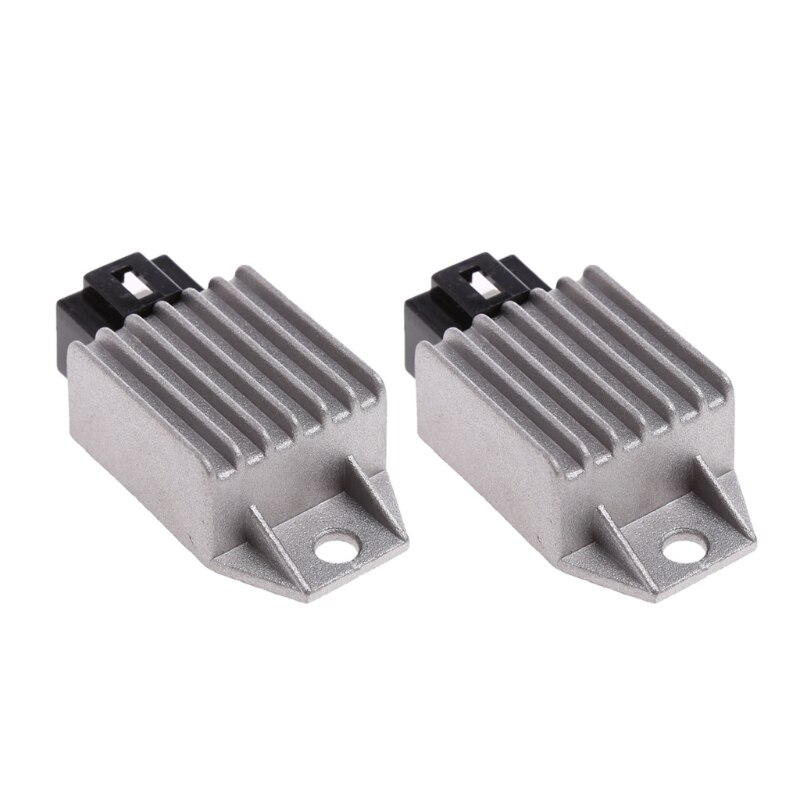 Rectificador de regulador de voltaje GY6, 50cc, 125cc, 150cc, 12V, 4 pines, Scooter ATV, 1 par