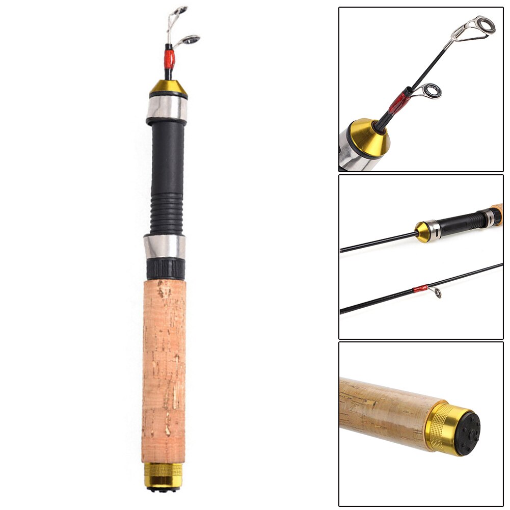 Winter Ice Fishing Rod Pole Portable Winter Fish Rods Fishing Pole 60cm Outdoor Lake Sea Fish Tool Tackle Pescara Accessories