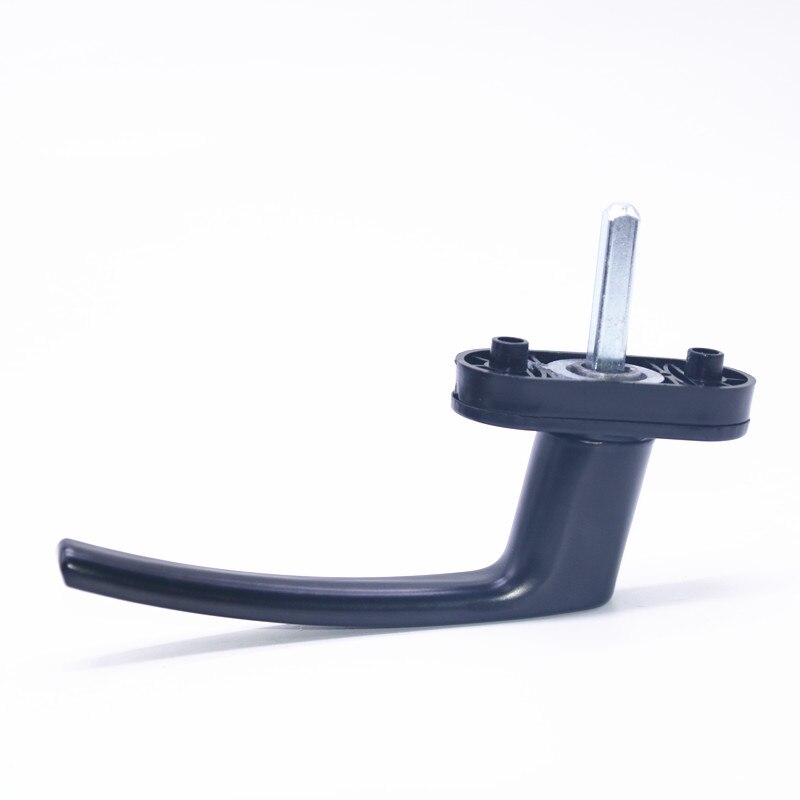 Inside Open Linkage Lever Plastic Steel Window Lock Black Handle