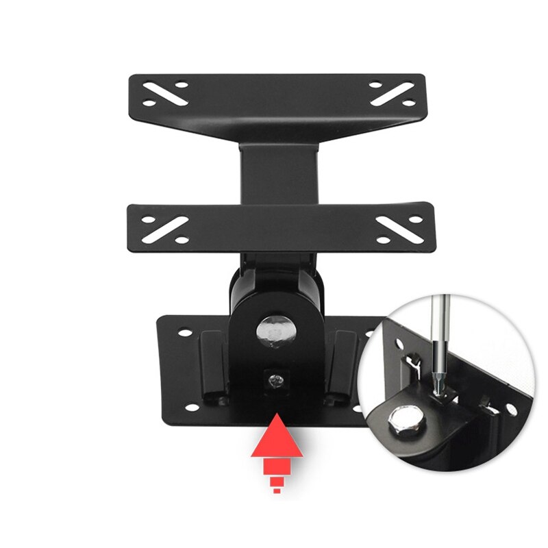 Universal Wall Mount Stand For 15-27Inch LCD LED Screen Height Adjustable Monitor Retractable Wall For VESA Tv Bracket