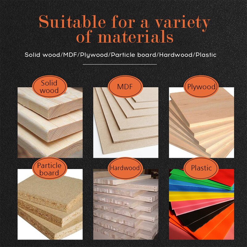 8mm Shank Flush Trim Router Bit Pattern Bit Top Bottom Bearing 5/8" Blade Template Wood Milling Cutter Carpenter