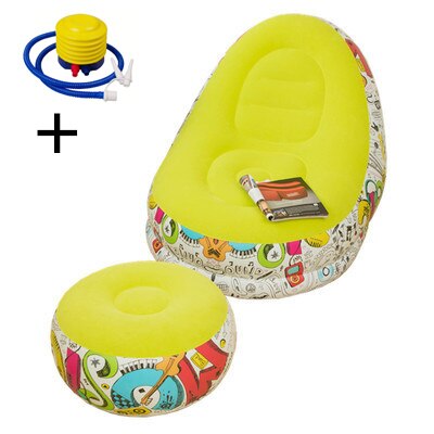 Canapé Gonflable PVC Transparent - Chaise D'extérieur Portable Colorée - Supporte 250 Lb - Idéal Pour Piscine, Fêtes Et Décoration