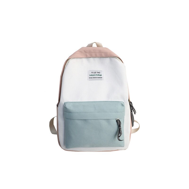 femme toile voyage Sac à Dos femmes Mochila Feminina Sac A Dos Sac à Dos sacs d'école pour adolescente Sac à Dos: Pink