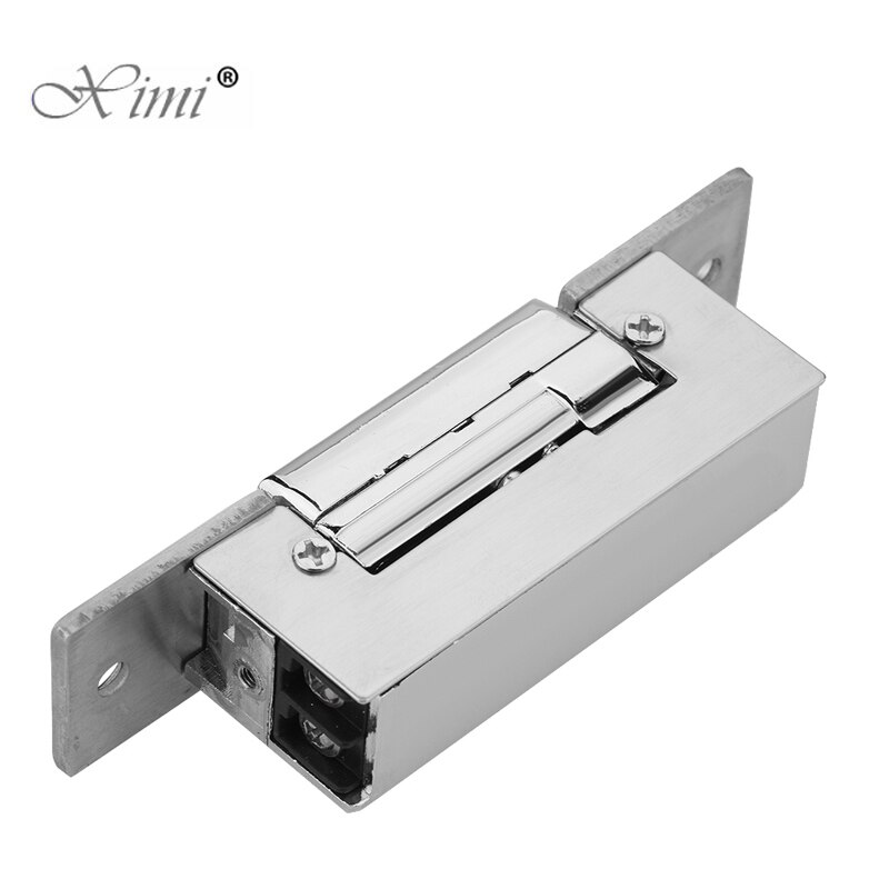 Electric Strike Door Lock Adjustable Electric Strike Locks Durable Lock Tongue Access Control Locks Double Unlock Mode