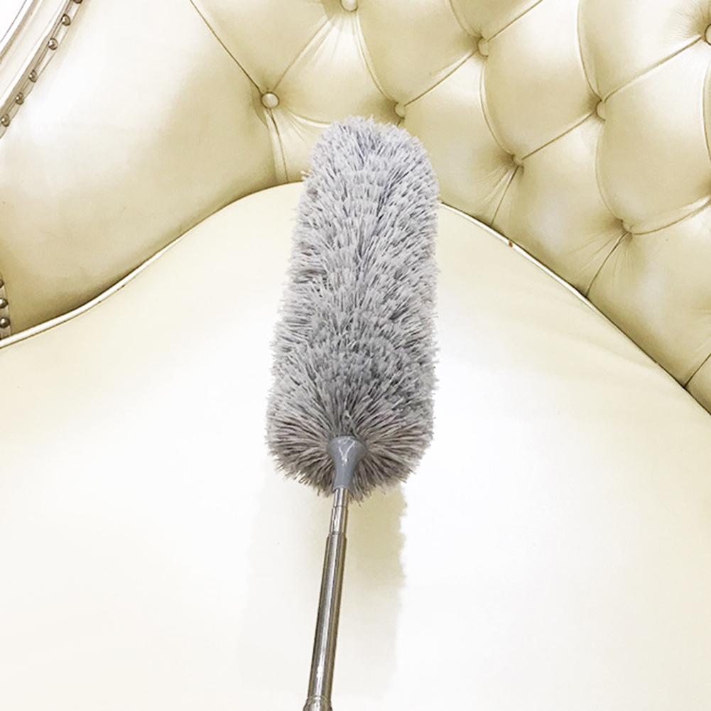 Telescopic Extendable Microfiber Duster Dusting Brush Desk Car Cleaning Tool