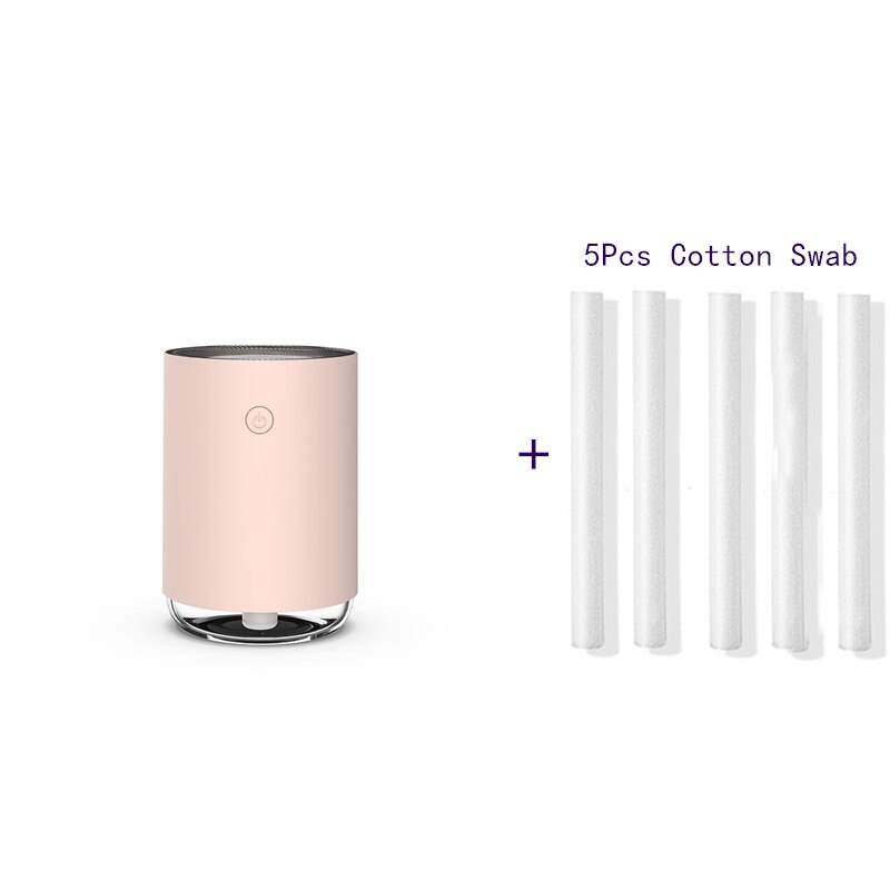 Hause Nette Luftbefeuchter 220ML Schwangere Baby Ganz Ultraschall USB Ätherisches Öl Diffusor Anion Auto Büro Humidificadors: Rosa und 5 Filter