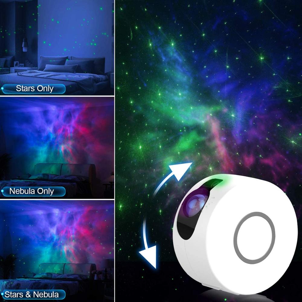 Star Night Light Projector Upgrade Sky Galaxy LED Nebula Cloud Light Remote Control for Party Home Children Baby Adult Bedroom
