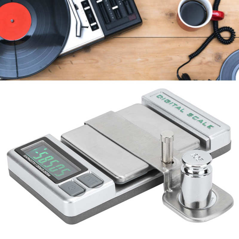 Pikap Player-báscula electrónica, lápiz óptico Digital preciso, medidor de presión de aguja, medidor de peso para tocadiscos, Tocadiscos