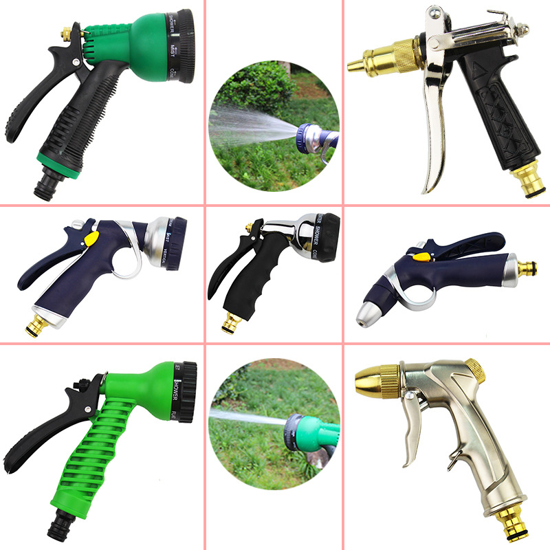 Pistolet à eau à haute pression de pelouse de jet pour la voiture de lavage de jardin outils portatifs durables arrosant multi-fonction pour 8 Modes de jet