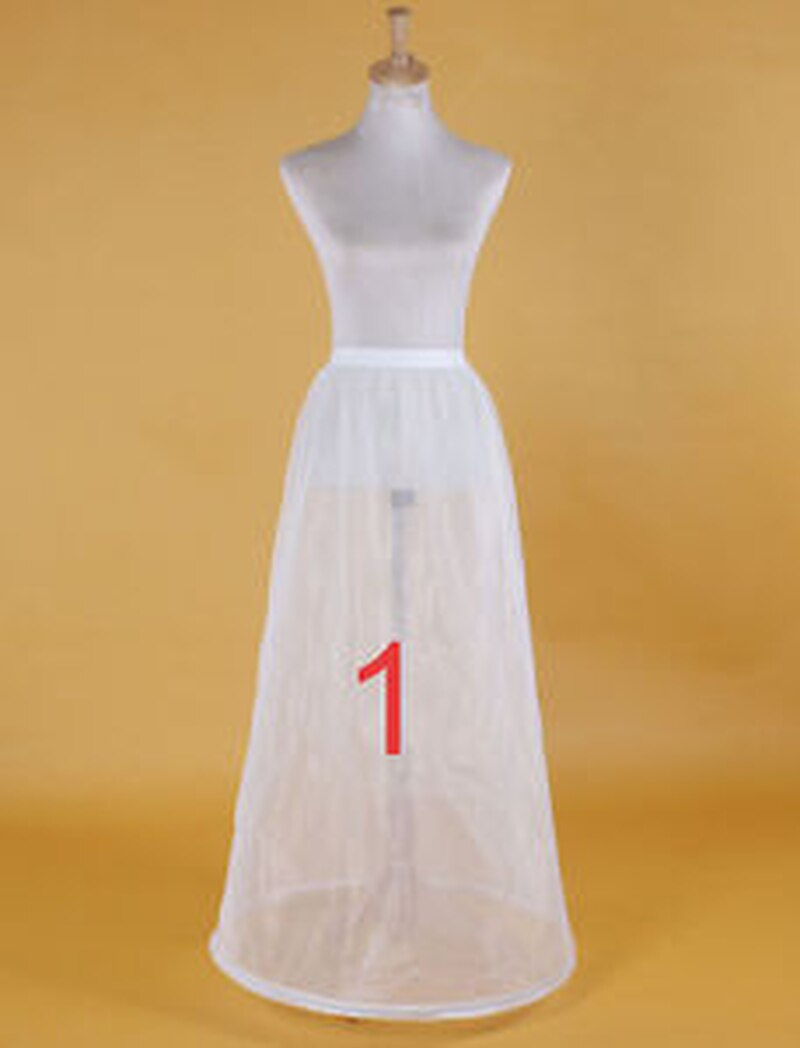 Bryllup underkjole brude bøjle crinoline prom underskørt fancy nederdel slip: 1