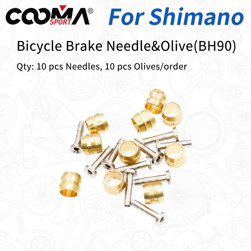 10 set cykel hydraulisk bromsslang  bh90 bh59 oliv nål/kopplingsinsats för shimano magura avid sram formula