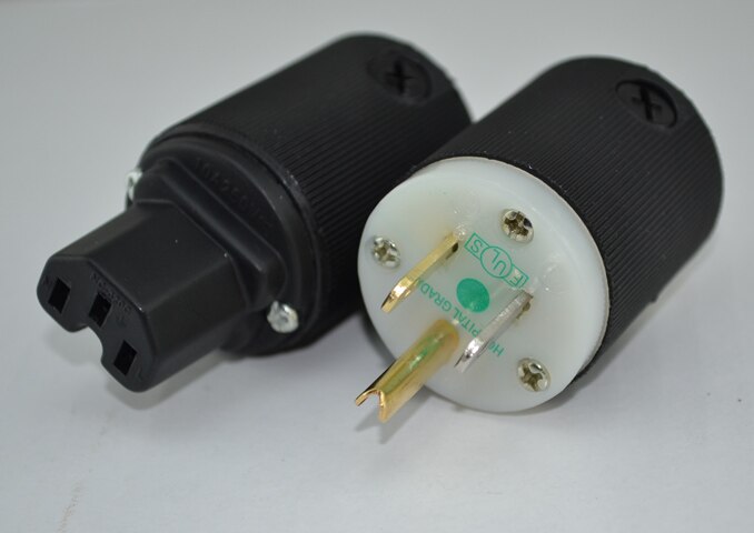 Hifi HBL8215C USA Power Plug&amp;IEC Connecter pair