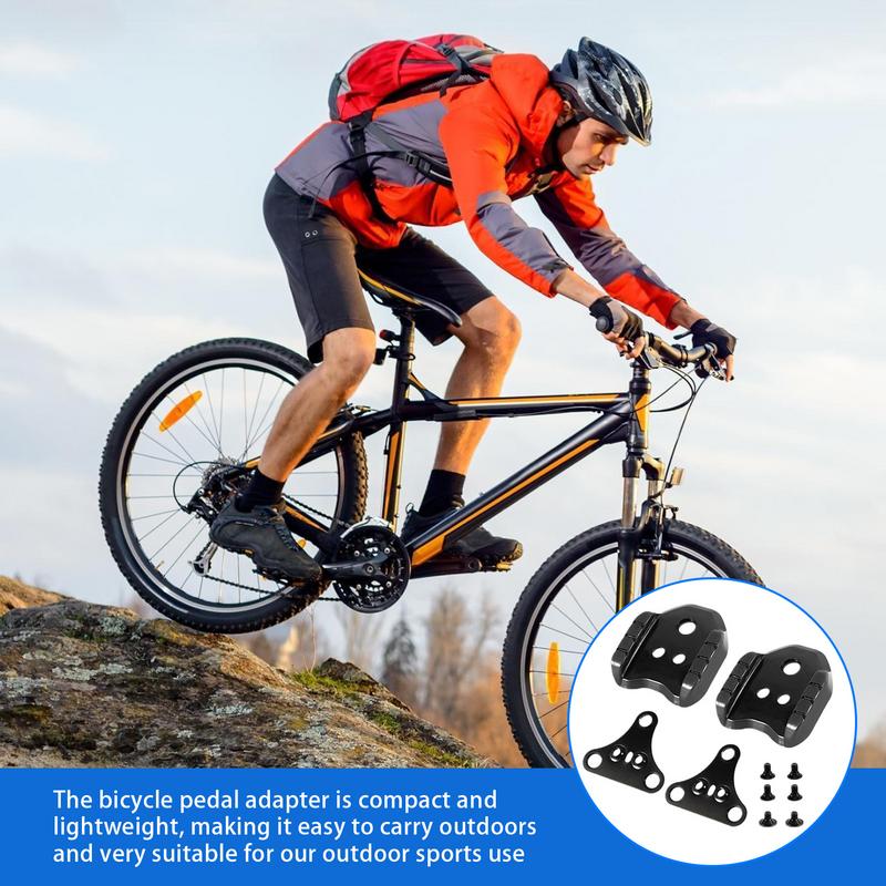 Adaptador de Pedal de bloqueo de bicicleta, cubierta de calas de zapato SPD, adaptador de doble uso, accesorios de bicicleta