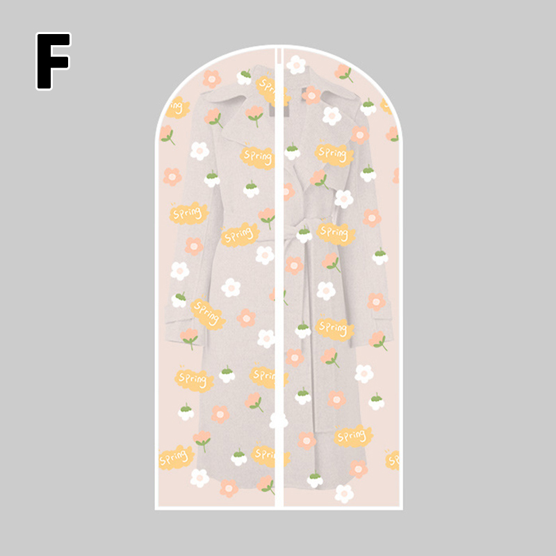 1pcs Transparent Clothing Covers Garment Suit Dress Jacket Clothes Coat Dustproof Cover Protector Travel Bag Dust Cover: 06 / 60x80cm