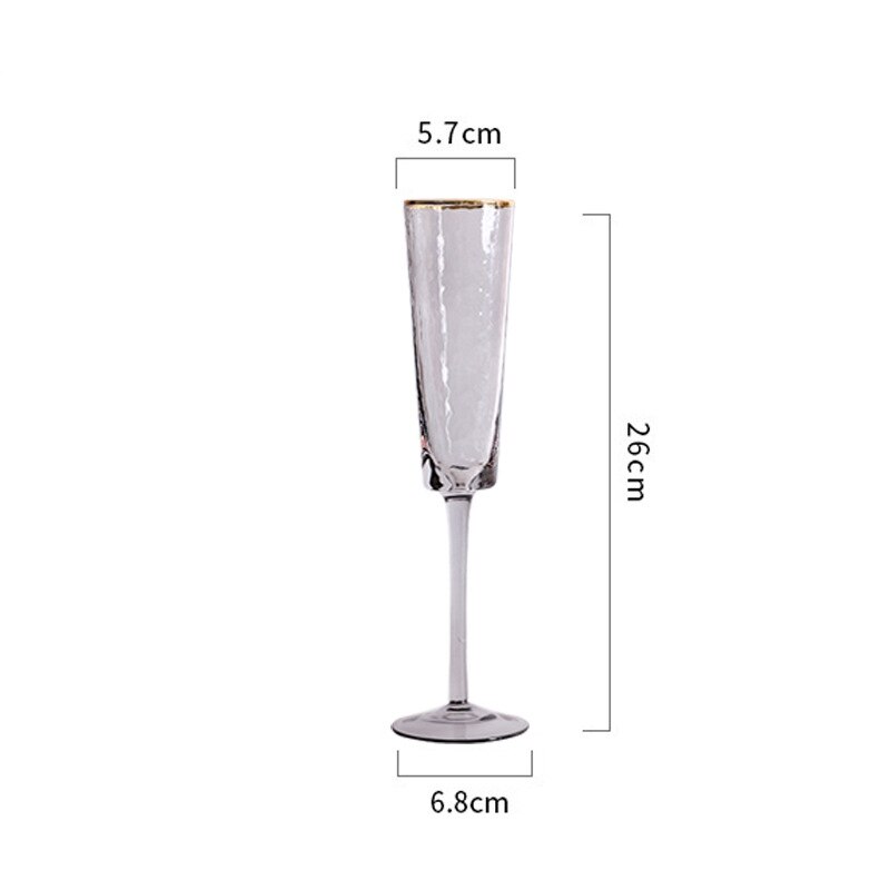 Phnom Penh Crystal Glass Small Wine Glasses Champagne Glasses European Tall Wine Glasses Glass Red Wine Glasses: A8