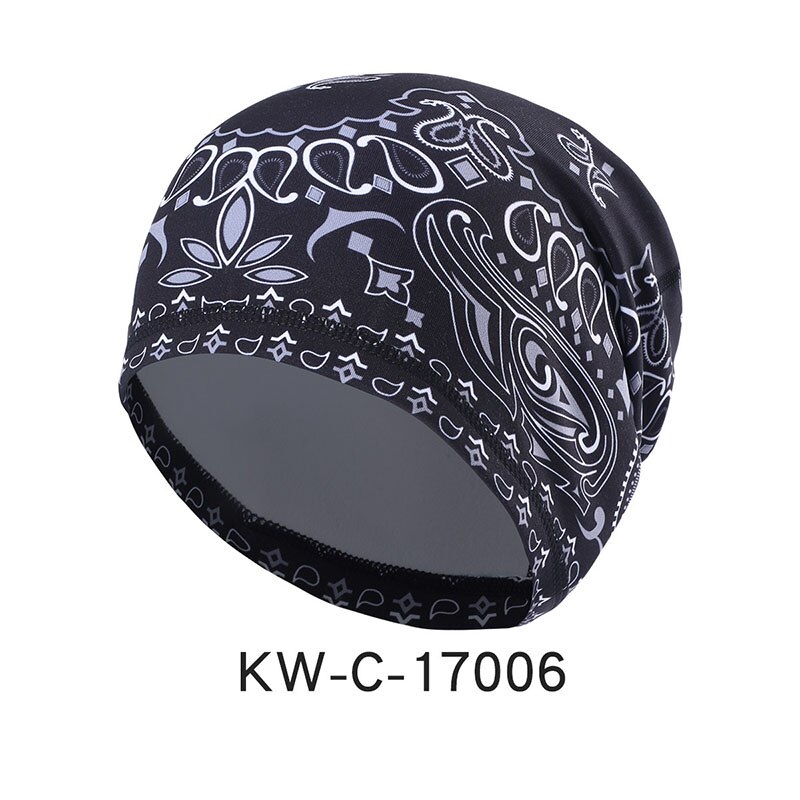 Ckahsbi Outdoor Mannen Sneldrogende Katoen Afdrukken Fietsen Cap Hoofddoek Hoofdband Vrouwen Winter Hoed Running Sport Piraat Vlam Hoed kap: H269 KW-C-17006