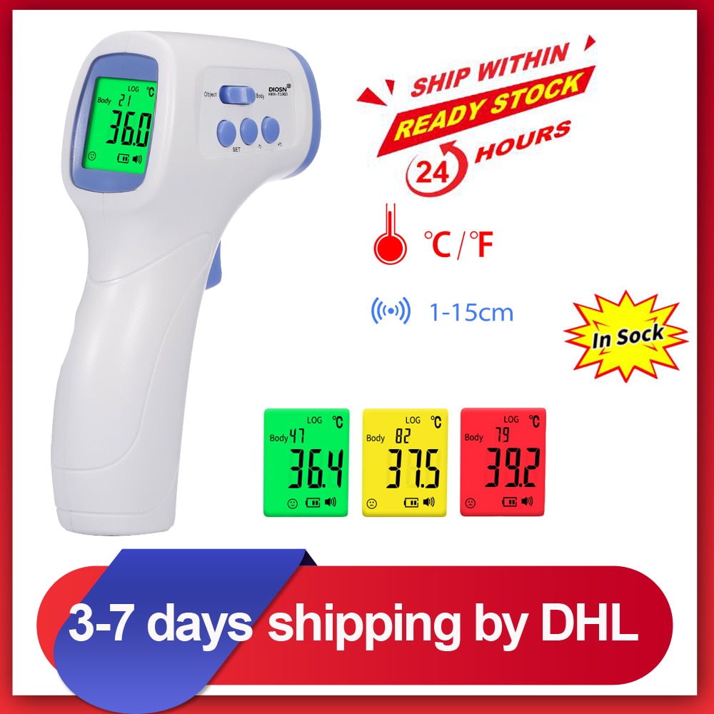 Infrared Thermometer Digital Non-Contact Ear Forehead Temperature Digital Infrared Body Thermometer termometro infrarojo