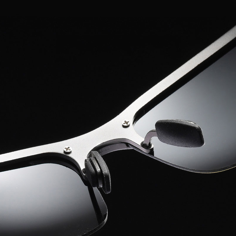 Mode vierkante meekleurende zonnebril mannen gepolariseerde vintage rijden zonnebril mannen oculos de sol masculino