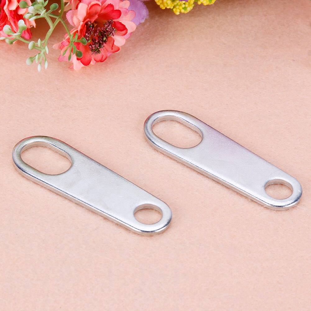 Motorcycle Turn Signal Indicator Light Lamp Holder Shock Brackets (Silver)