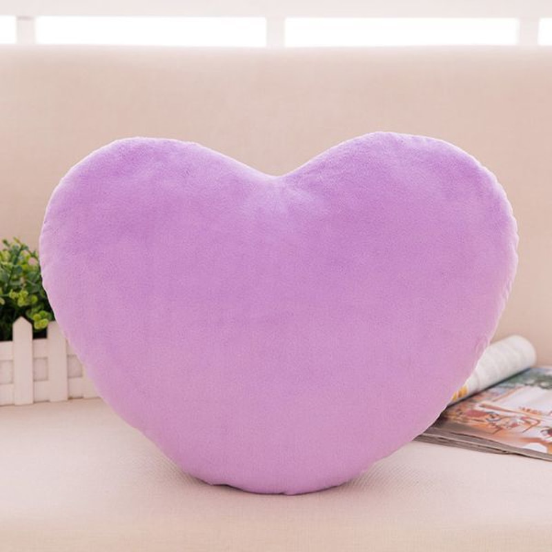 Coussin décoratif en coton PP 20/30/40cm | de , oreiller décoratif en forme de cœur, de poupée créative et doux pour amoureux